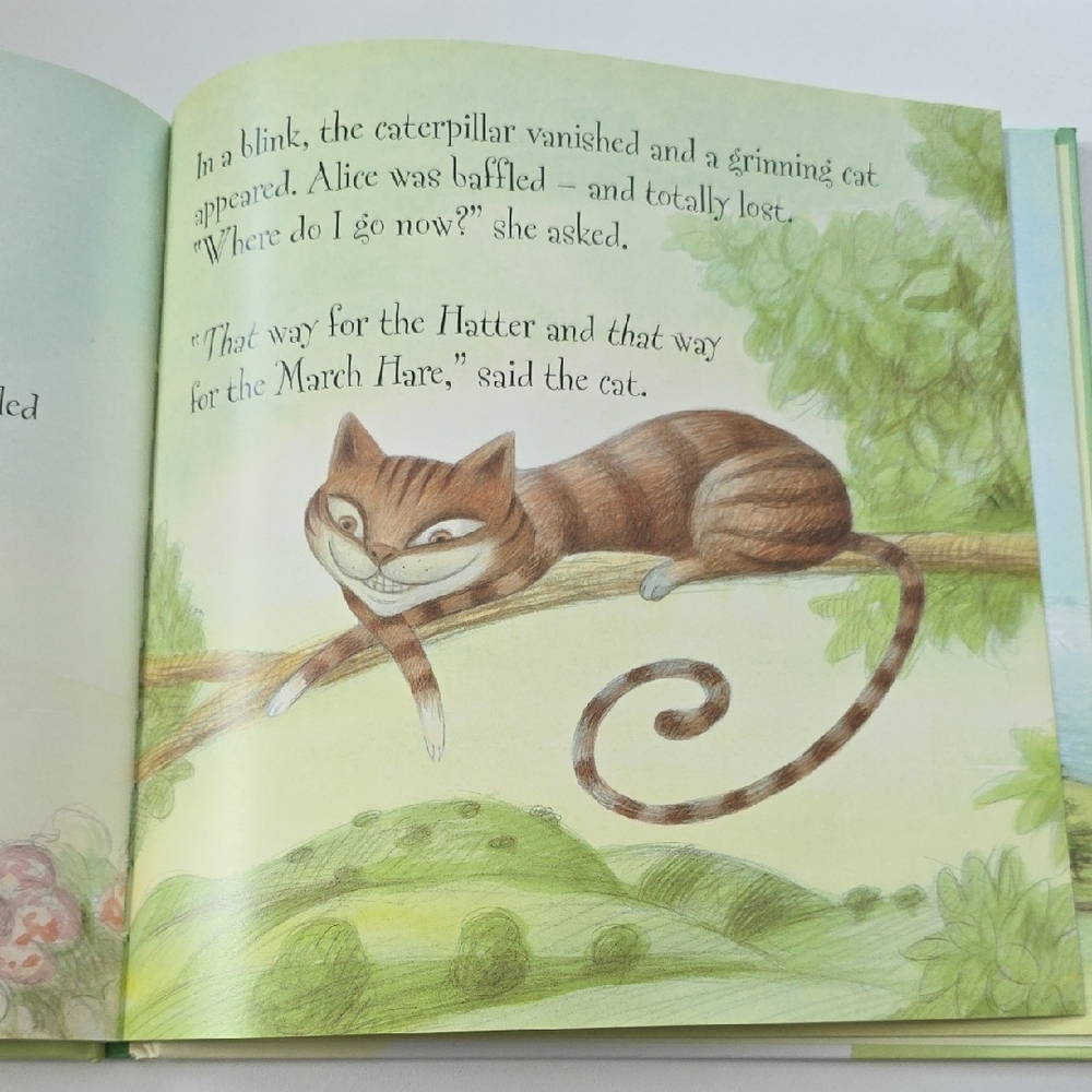 Alice in Wonderland Hardcover Book Illustrated By Mauro Evangelista - Picture 5 of 7